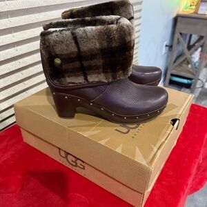 UGG Brown Leather Boots